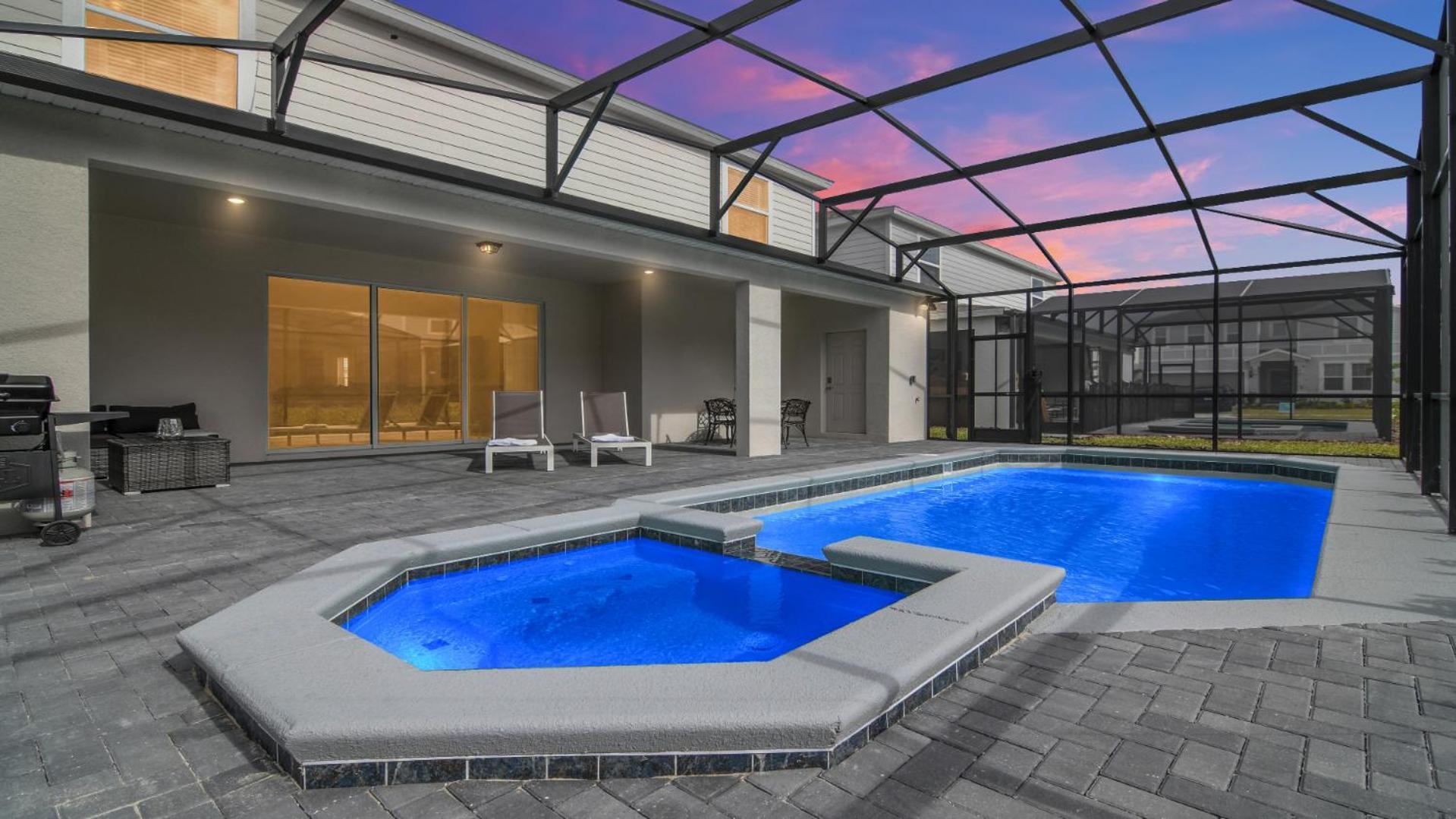 Magical Mansion 10 Bedroom W Pool Near Disney ダベンポート エクステリア 写真